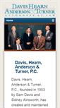 Mobile Screenshot of davishearn.com